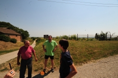 Ploschitz-2013: Jakob Futterer (von Links), Jürgen Krüger, Matteo Krüger